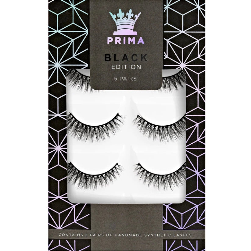 Black Edition 5 pack Vegan Lashes #Noir