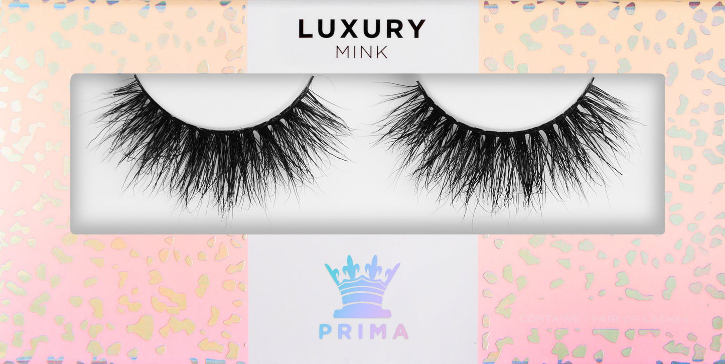 Luxury Mink strip Lashes #Sis (3D)