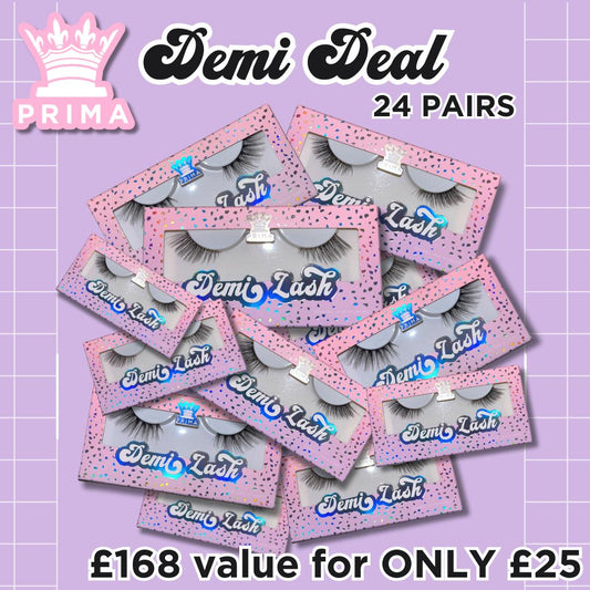 Demi Lash mix bundle full case (24 pairs- 69p each!)
