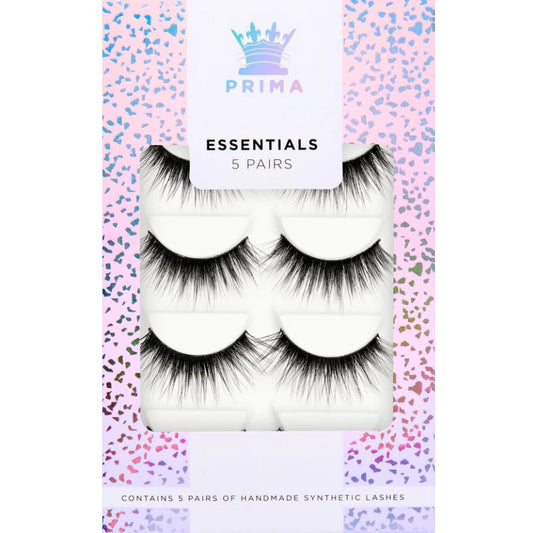 ESSENTIALS 5 PAIR PACK VEGAN LASHES #CARDI