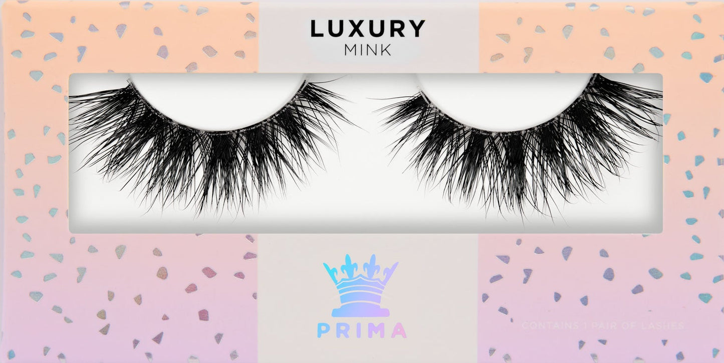 Luxury Mink strip Lashes #Naughty (3D)