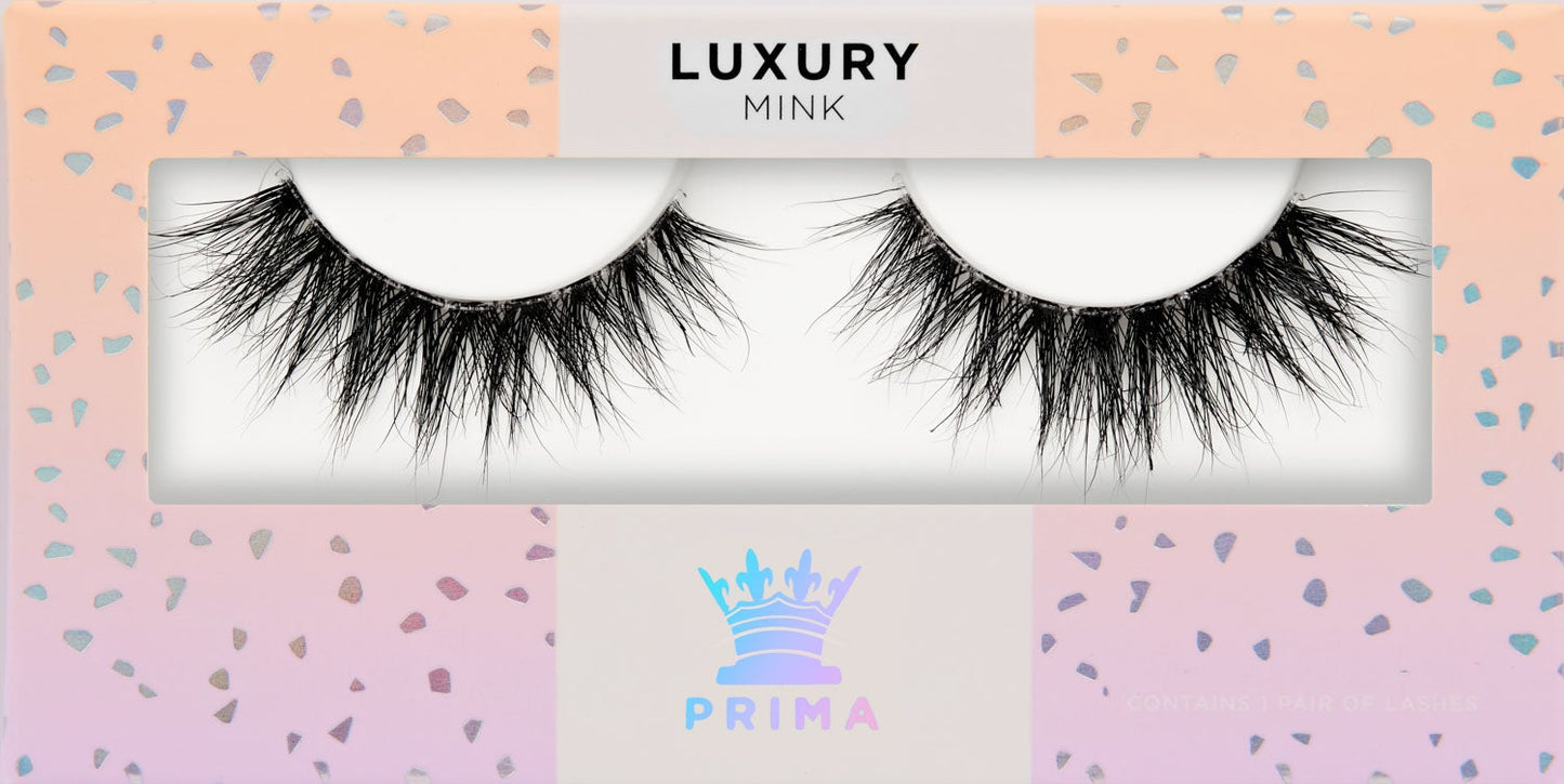 Luxury Mink strip Lashes #Peachy (3D)