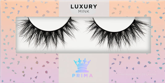 Luxury Mink strip Lashes #Peachy (3D)